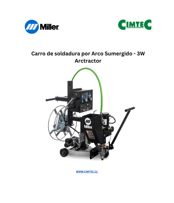 Carro de soldadura de Arco Sumergido 3WSubArc Tractor
