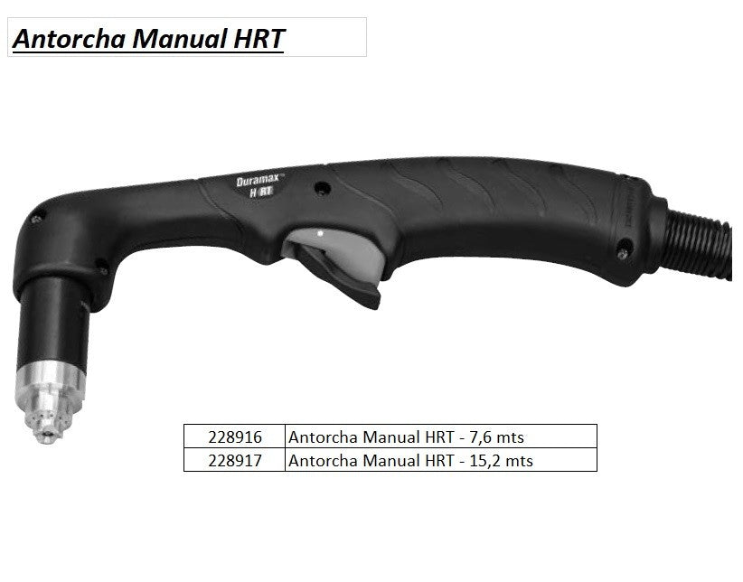 Antorcha manual recta HRT´s para retrofit con cable de 15,2 mts de largo