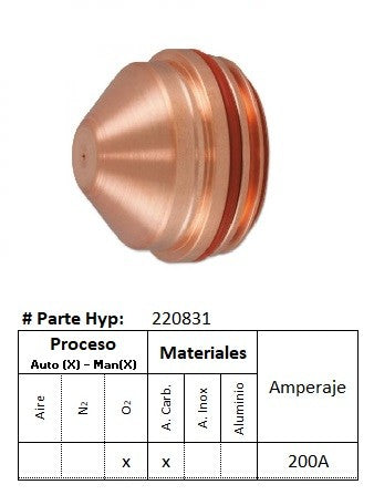 220831 - Boquilla para corte por O2