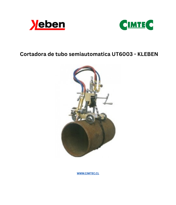 Cortadora de tubo semiautomatica UT6003 - KLEBEN