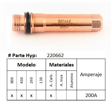 220662 - Electrodo HPR - Acero al Carbono
