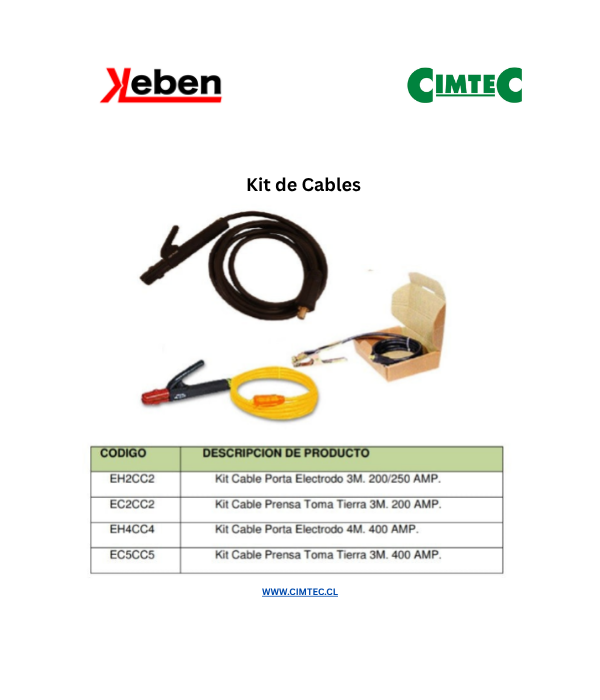 Kit de cables