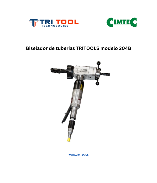 Biselador de tuberias TRITOOLS modelo 204B