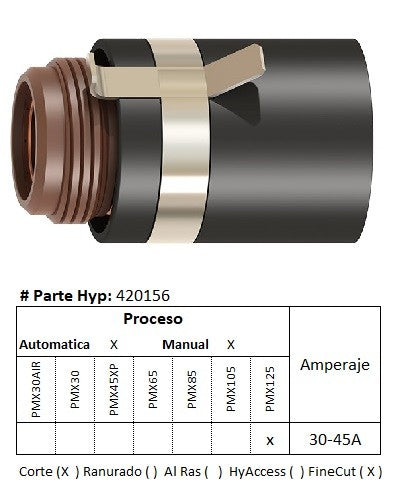 420156 - Capuchon de retencion para corte fino