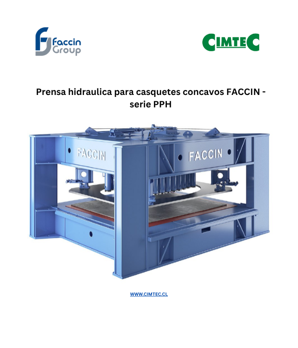 Prensa hidraulica para casquetes concavos FACCIN - serie PPH