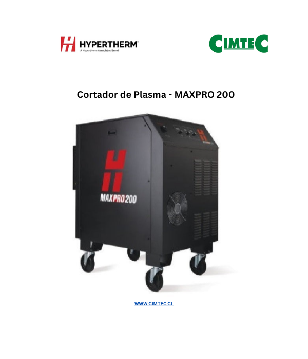 Cortador de Plasma HYPERTHERM MAXPRO200