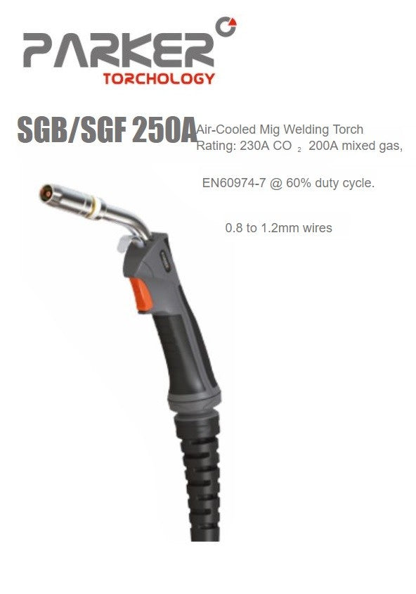 Antorcha MIG Parker Suregrip SGB-250A