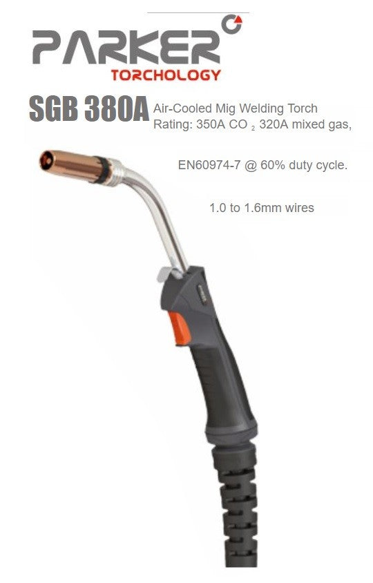 Antorcha MIG Parker Suregrip SGB-380A