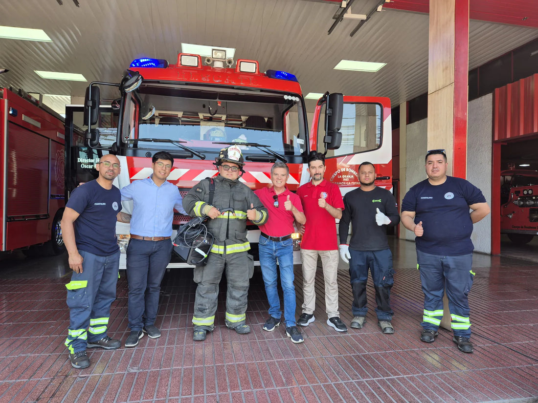 Cimtec dona equipo de corte por plasma a los bomberos de La Granja, La Pintana y San Ramón: Un regalo para salvar vidas