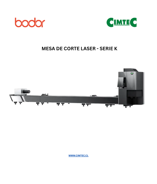 Mesa de corte por Laser, marca BODOR, serie K