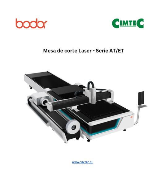 Mesa de corte por Laser, marca BODOR, serie ET