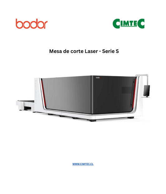 Mesa de corte por Laser, marca BODOR, serie S