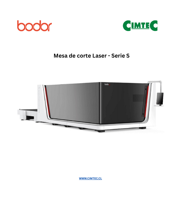 Mesa de corte por Laser, marca BODOR, serie S
