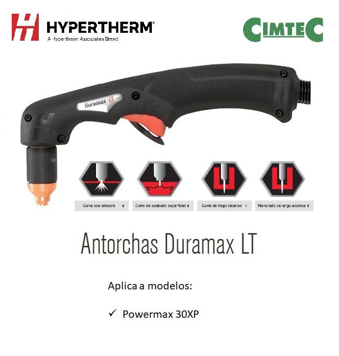 Antorcha manual para plasma DURAMAX LT