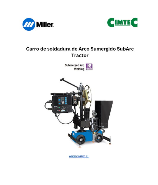 Carro de soldadura de Arco Sumergido SubArc Tractor