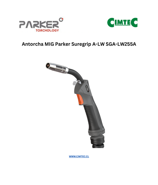 Antorcha MIG Parker Suregrip A-LW SGA-LW255A