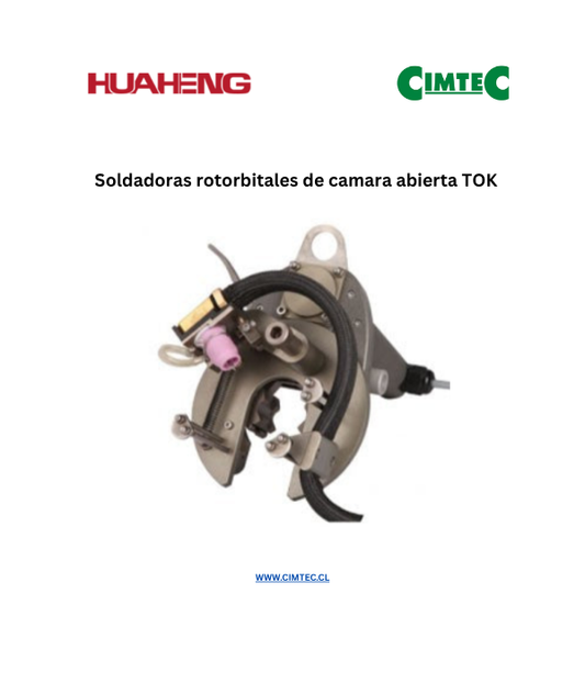Soldadoras rotorbitales de camara abierta TOK