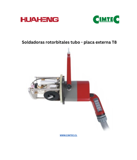 Soldadoras rotorbitales tubo - placa externa T8