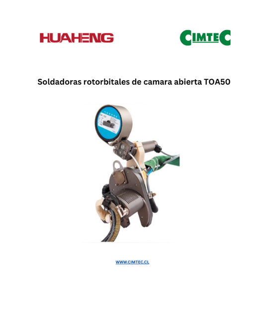 Soldadoras rotorbitales de camara abierta TOA50