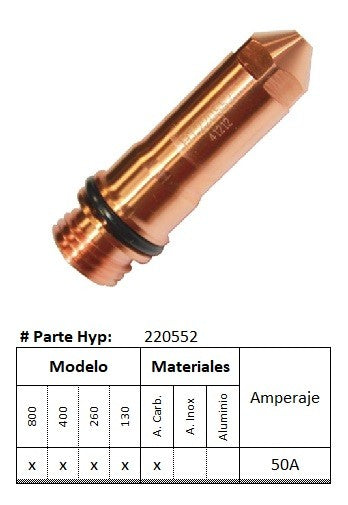 220552 - Electrodo HPR - Acero al Carbono