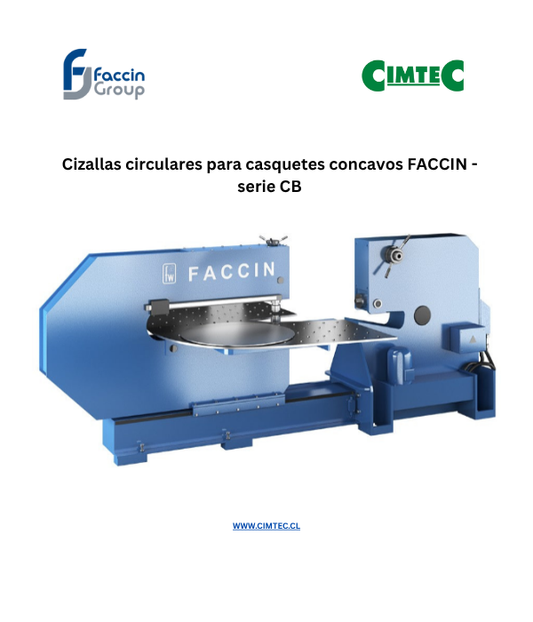 Cizallas circulares para casquetes concavos FACCIN - serie CB