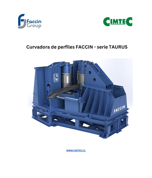 Curvadora de perfiles FACCIN - serie TAURUS
