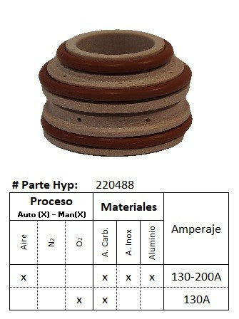 220488 - Anillo de distribucion para corte por Aire/O2