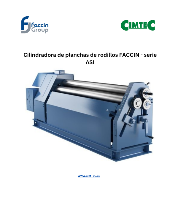 Cilindradora de planchas de rodillos FACCIN - serie ASI