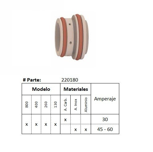 220180 - Anillo de distribucion HPR - Acero al Carbono/INOX/Aluminio