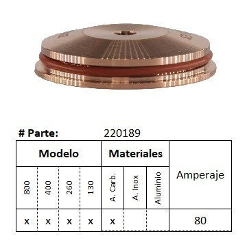 220189 - Escudo de Proteccion HPR - Acero al Carbono