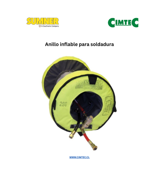 Anillo inflable para soldadura