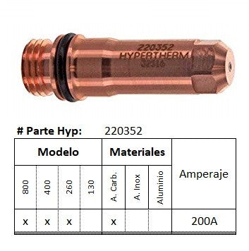 220352 - Electrodo HPR - Acero al Carbono