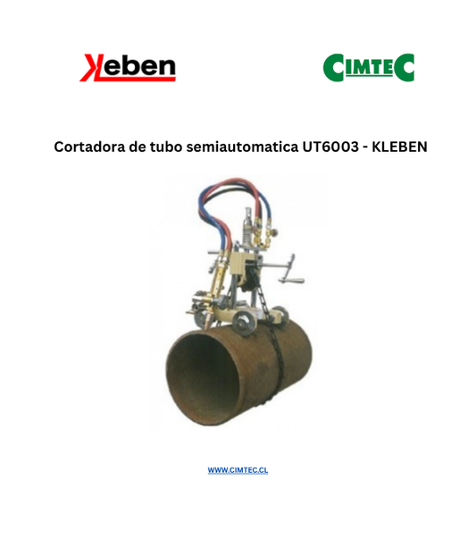 Cortadora de tubo semiautomatica UT6003 - KLEBEN