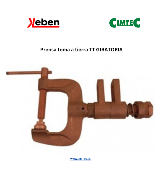 Prensa toma a tierra TT GIRATORIA