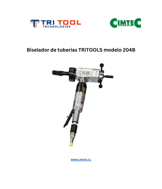 Biselador de tuberias TRITOOLS modelo 204B