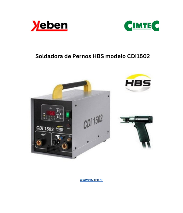 Soldadora de Pernos HBS modelo CDi1502