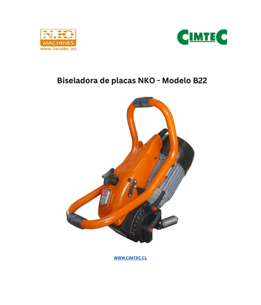 Biseladora de placas NKO - Modelo B22