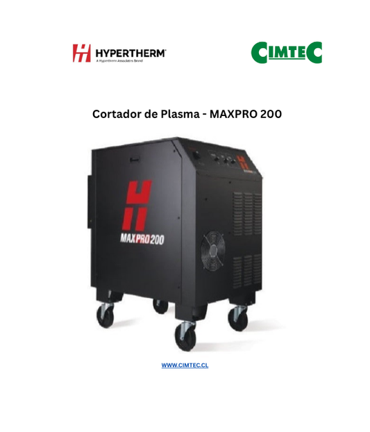 Cortador de Plasma HYPERTHERM MAXPRO200