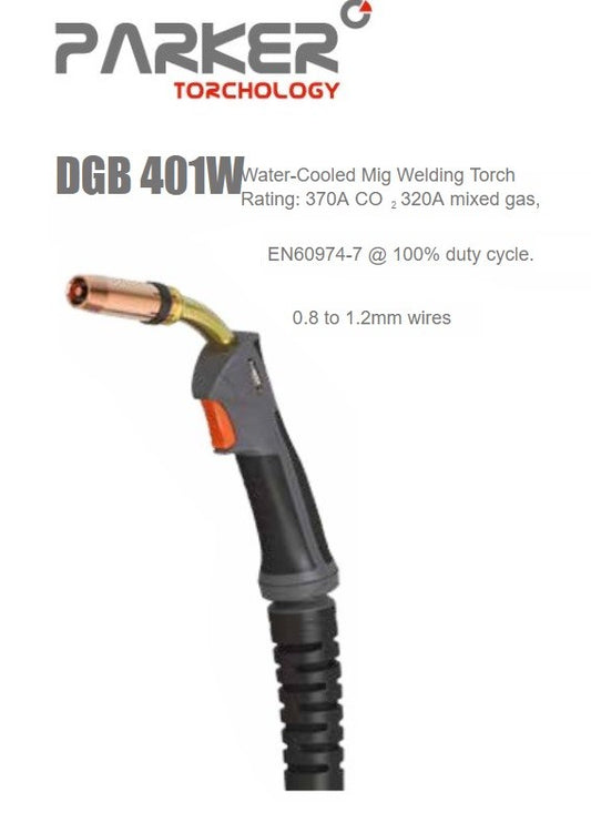 Antorcha MIG Parker Duragrip DGB-401W