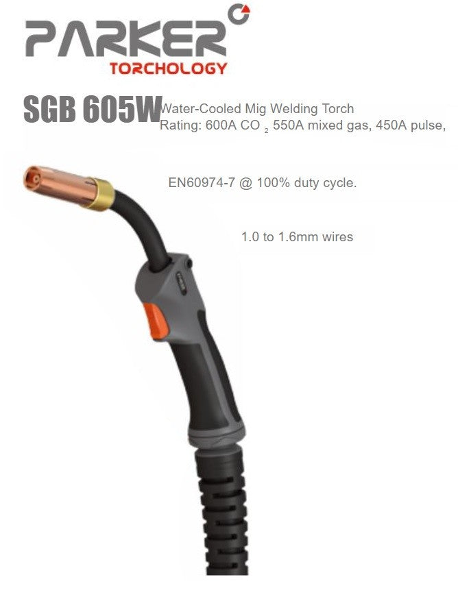 Antorcha MIG Parker Suregrip SGB-605W