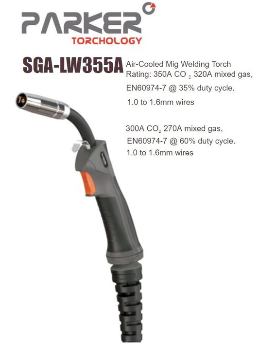 Antorcha MIG Parker Suregrip A-LW SGA-LW355A