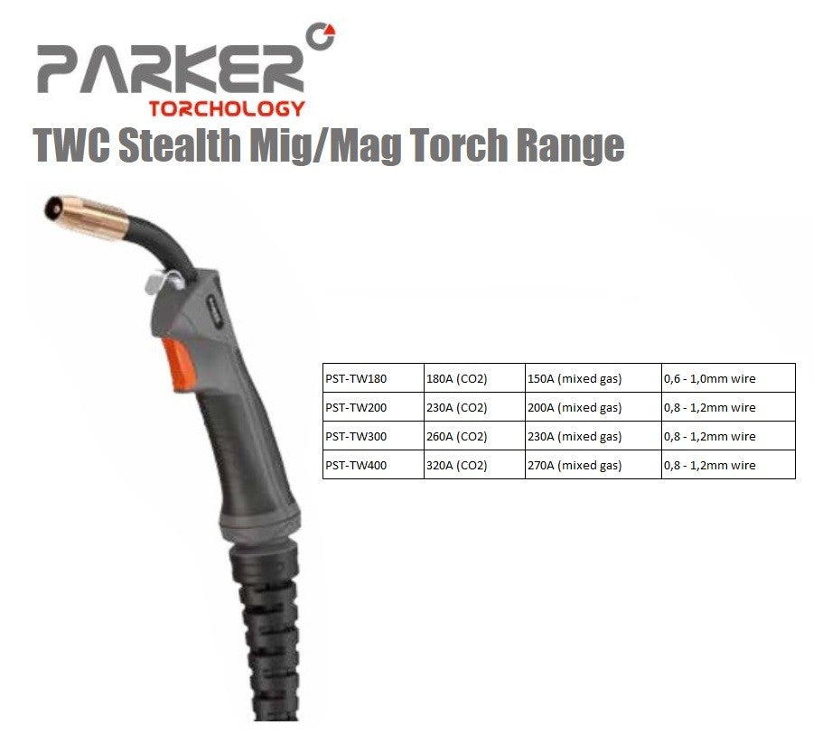 Antorcha MIG Parker Suregrip Stealth TWC