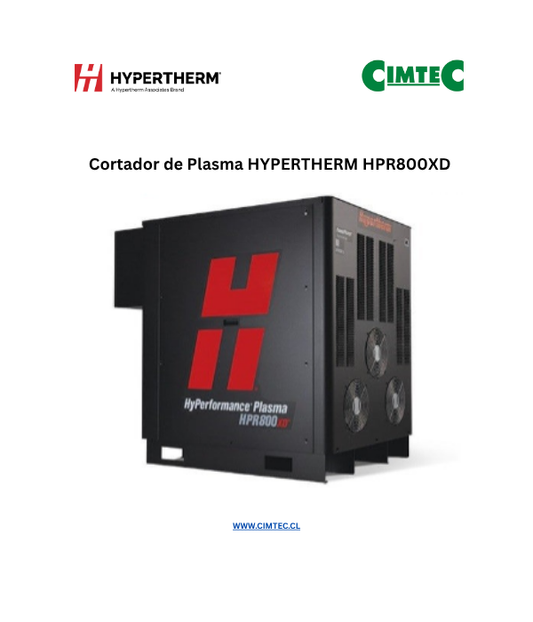 Cortador de Plasma HYPERTHERM HPR 800XD
