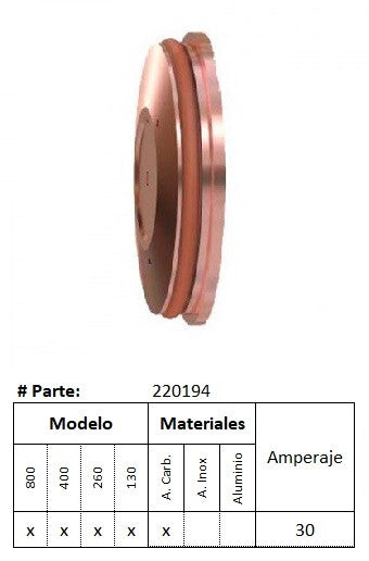 220194 - Escudo de Proteccion HPR - Acero al Carbono