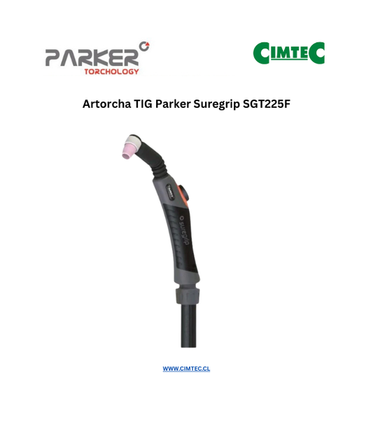 Artorcha TIG Parker Suregrip SGT225F