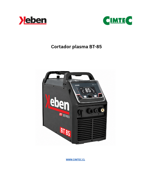 Cortador de plasma - BT85