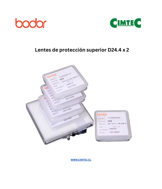 Lente de protección superior D24.4 x 2