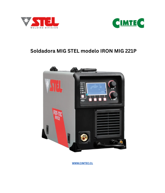 Soldadora MIG STEL modelo IRON MIG 221P