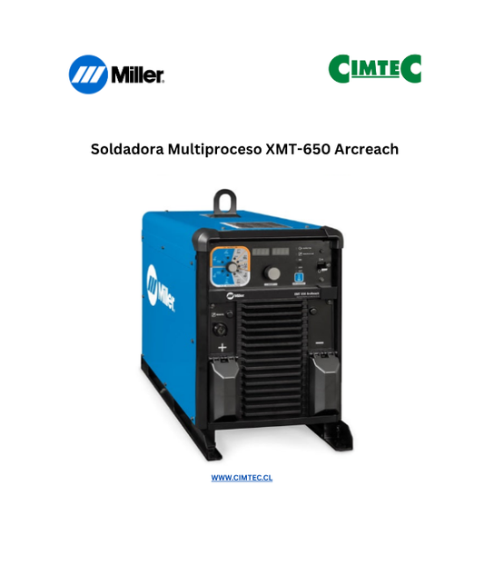 Soldadora Multiproceso XMT-650 Arcreach